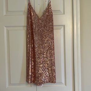 Rose gold dress